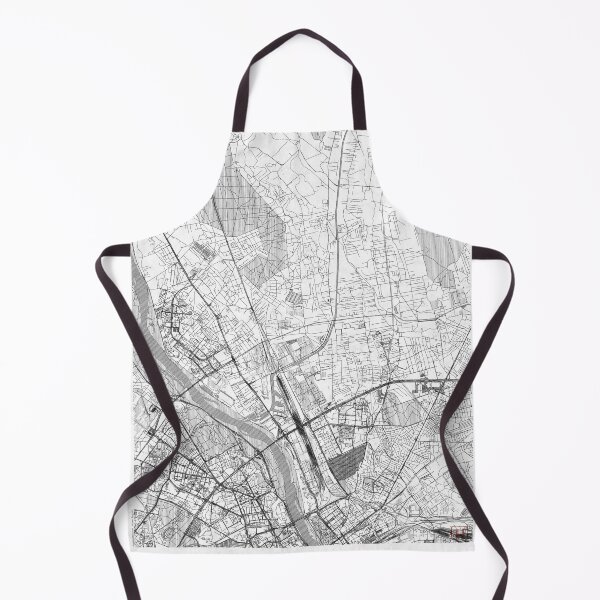 Item preview, Białołęka Warszawa Map Line designed and sold by HubertRoguski.