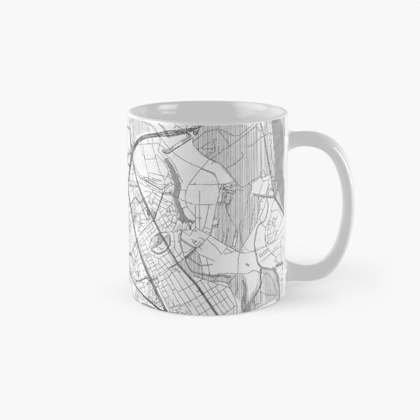 Item preview, Mokotów Warszawa Map Line designed and sold by HubertRoguski.