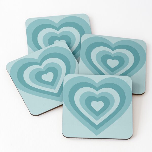 Item preview, Y2K Heart Earthy Blue designed and sold by tangelos.