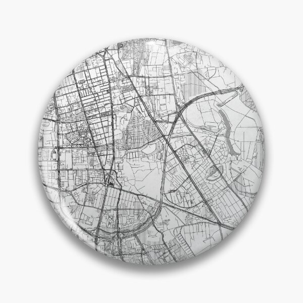 Item preview, Mokotów Warszawa Map Line designed and sold by HubertRoguski.