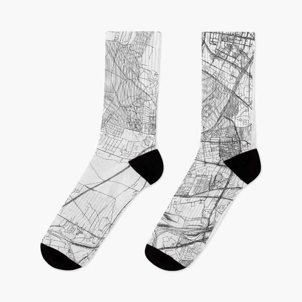 Item preview, Bemowo Warszawa Map Line designed and sold by HubertRoguski.