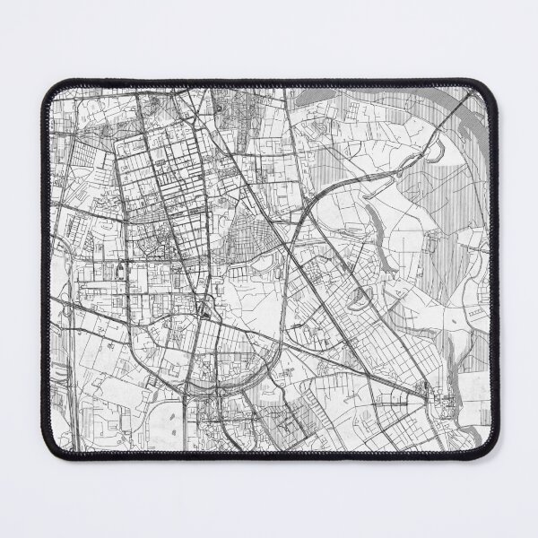 Item preview, Mokotów Warszawa Map Line designed and sold by HubertRoguski.
