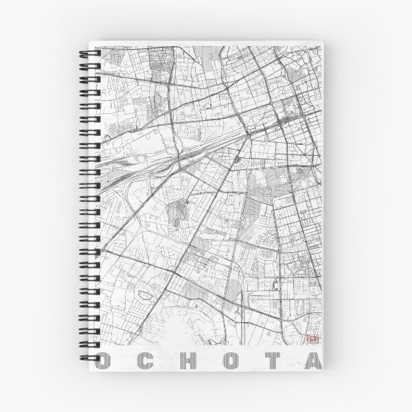 Item preview, Ochota Warszawa Map Line designed and sold by HubertRoguski.