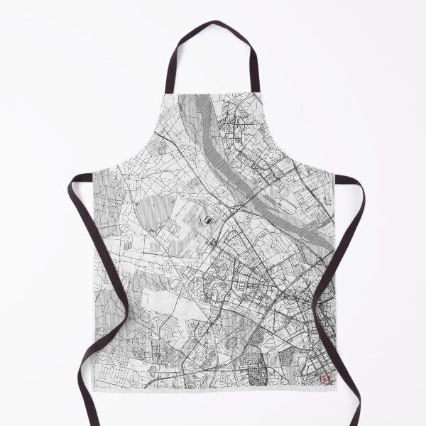Item preview, Bielany Warszawa Map Line designed and sold by HubertRoguski.