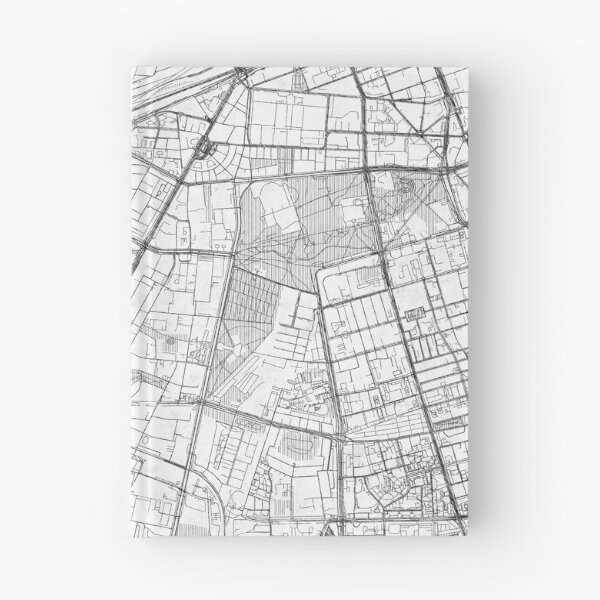 Item preview, Ochota Warszawa Map Line designed and sold by HubertRoguski.