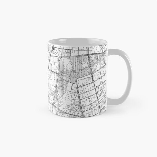 Item preview, Ochota Warszawa Map Line designed and sold by HubertRoguski.
