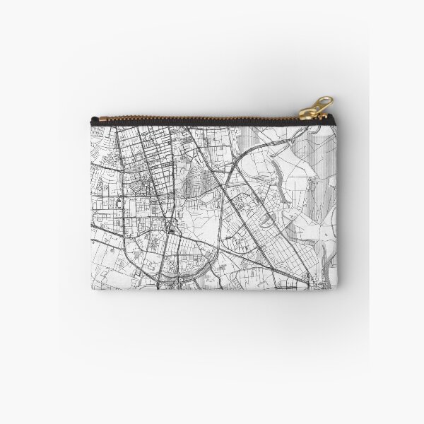 Item preview, Mokotów Warszawa Map Line designed and sold by HubertRoguski.