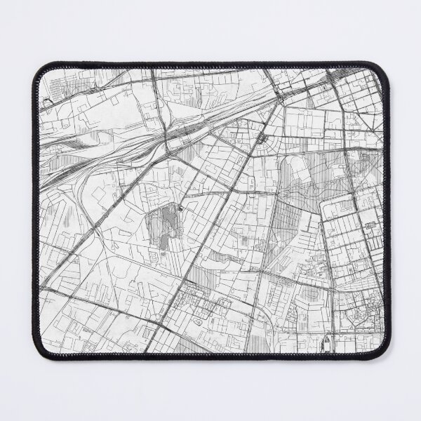 Item preview, Ochota Warszawa Map Line designed and sold by HubertRoguski.
