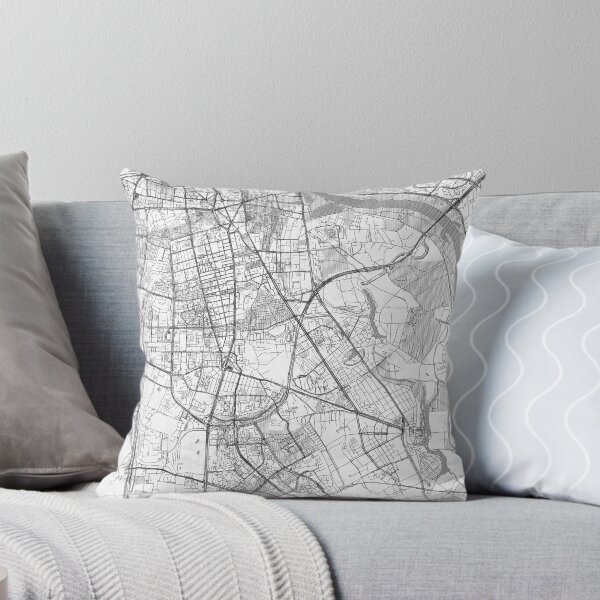 Item preview, Mokotów Warszawa Map Line designed and sold by HubertRoguski.