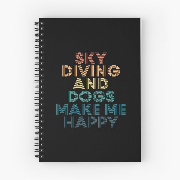 Item preview, Sky Diving And Dogs Make Me Happy- Gift for Sky Diving & Dogs Fans designed and sold by kindxinn.