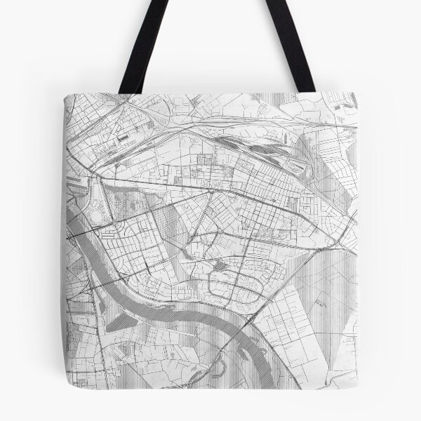 Item preview, Praga Południe Warszawa Map Line designed and sold by HubertRoguski.