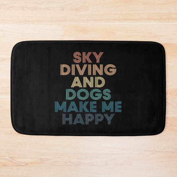 Item preview, Sky Diving And Dogs Make Me Happy- Gift for Sky Diving & Dogs Fans designed and sold by kindxinn.