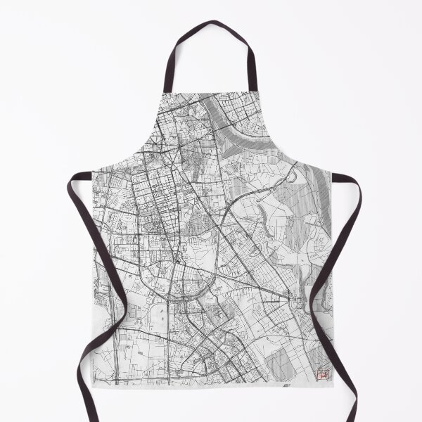 Item preview, Mokotów Warszawa Map Line designed and sold by HubertRoguski.