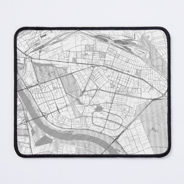 Item preview, Praga Południe Warszawa Map Line designed and sold by HubertRoguski.