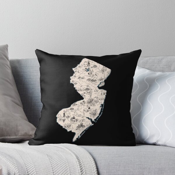 Item preview, New Jersey Vintage Picture Map designed and sold by surgedesigns.