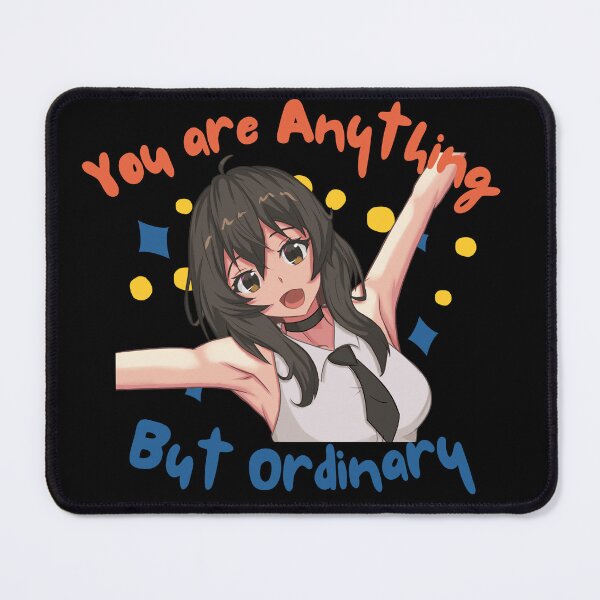 Item preview, Motivational Anime Girl | You are Anything but Ordinary | Inspirational Anime Text designed and sold by BBMarioni.