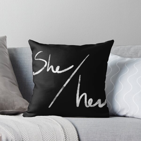 Item preview, She/her (white) designed and sold by Alex Tal.