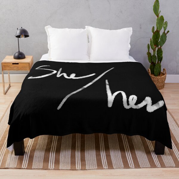 Item preview, She/her (white) designed and sold by Alex Tal.