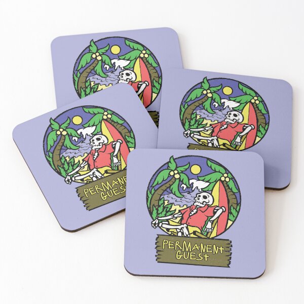 Item preview, Permanent Guest Skelton on Summer Surf Vacation  designed and sold by CRHPOD20.