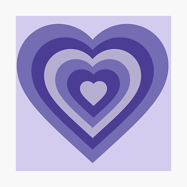 Item preview, Y2K Heart Dark Purple designed and sold by tangelos.