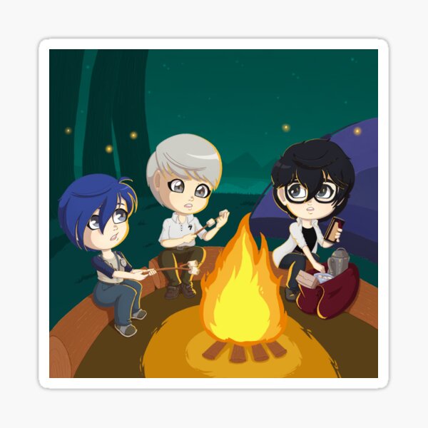 Fools going Camping Sticker