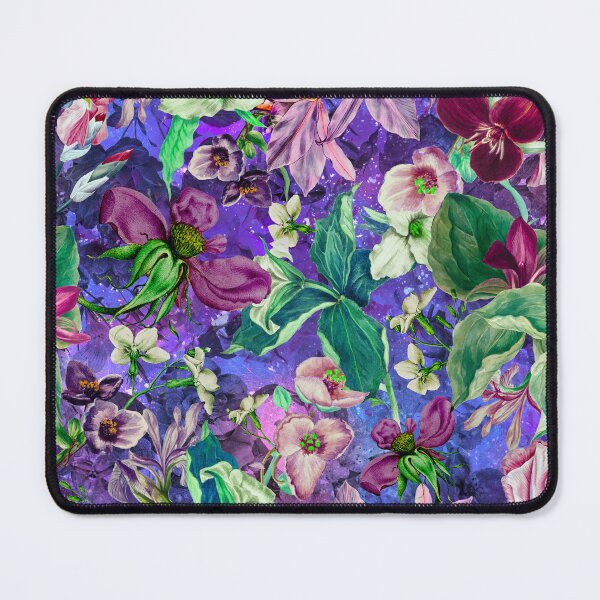 Item preview, Exotic dreamy floral heaven, botanical illustration, flowers pattern, blue purple floral designed and sold by ZeinabTaha.