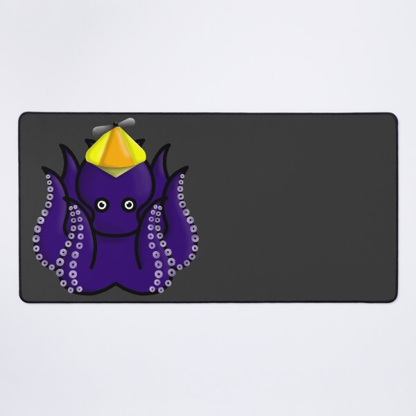 Item preview, purple octopus with propeller hat designed and sold by octo-PS.