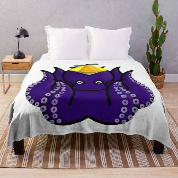 Item preview, purple octopus with propeller hat designed and sold by octo-PS.