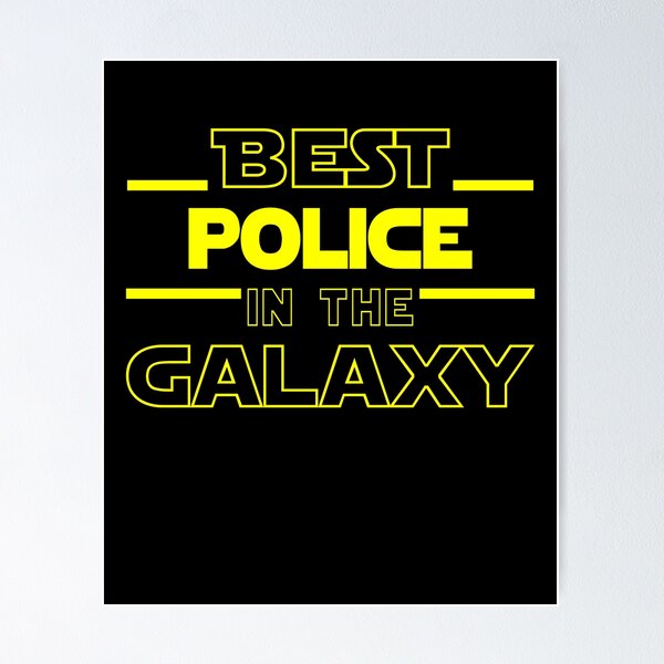 Item preview, police Job Dad Mom Hudband Mens Shirt, Best police In The Galaxy, Funny police Birthday christmas Gift Gift designed and sold by xlnv.