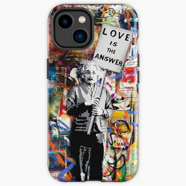 Banksy - Einstein Love Is The Answer iPhone Tough Case