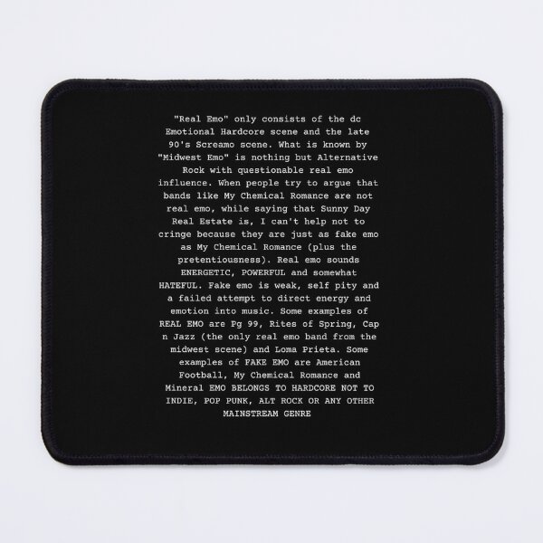 Item preview, 'Real Emo' CopyPasta - White Text for Dark Backgrounds designed and sold by VibesStudioUS.