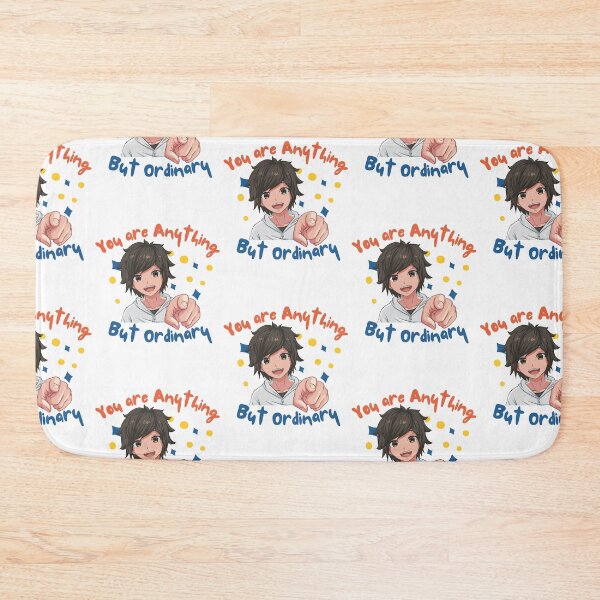 Item preview, Inspirational Anime Boy | You are Anything but Ordinary | Inspirational Anime Text designed and sold by BBMarioni.