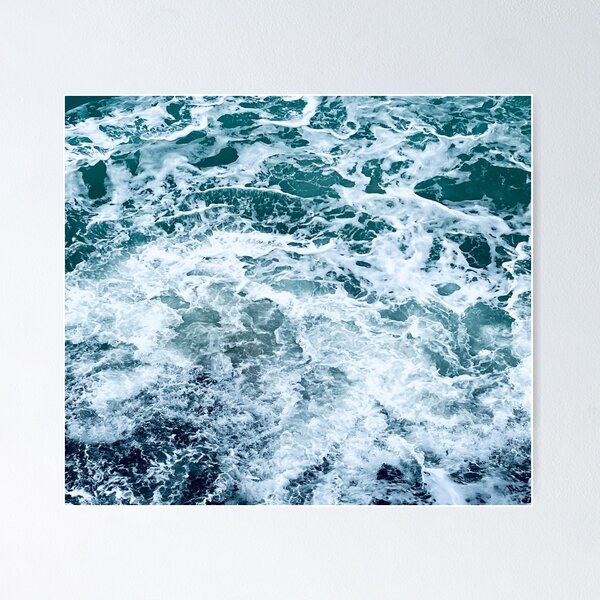 Item preview, wild waves of the Mediterranean Sea designed and sold by ludmilart.