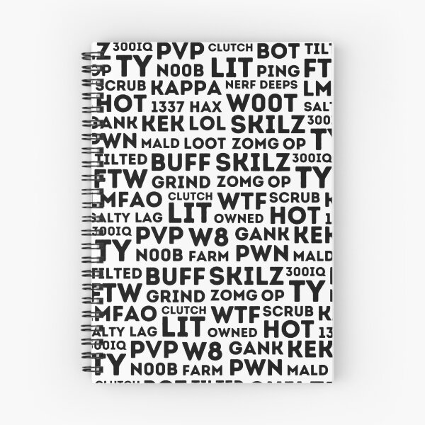 Item preview, Gamer Words Compilation designed and sold by ckylin.