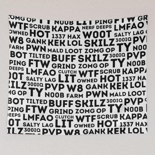 Item preview, Gamer Words Compilation designed and sold by ckylin.