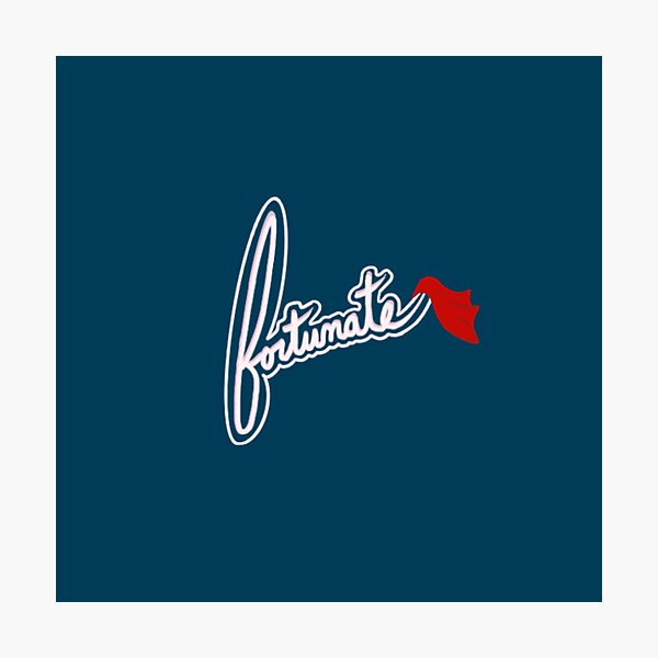 Item preview, Fortunate - wht designed and sold by filledesang.