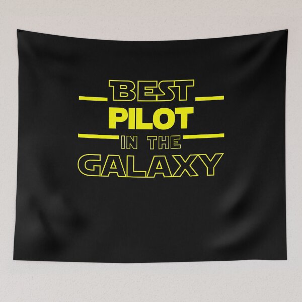 Item preview, pilot Job Dad Mom Hudband Mens Shirt, Best pilot In The Galaxy, Funny pilot Birthday christmas Gift Gift designed and sold by xlnv.