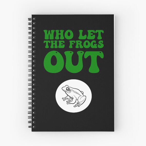 Item preview, Who Let the Frogs Out? designed and sold by SomeDesignThing.