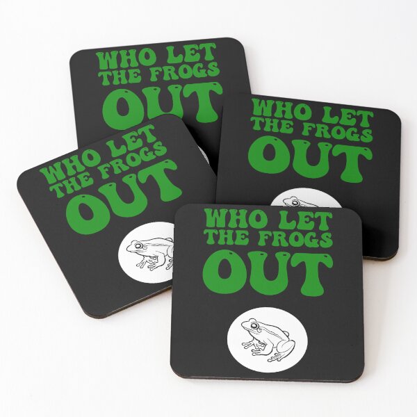 Item preview, Who Let the Frogs Out? designed and sold by SomeDesignThing.