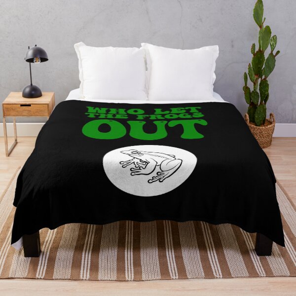 Item preview, Who Let the Frogs Out? designed and sold by SomeDesignThing.