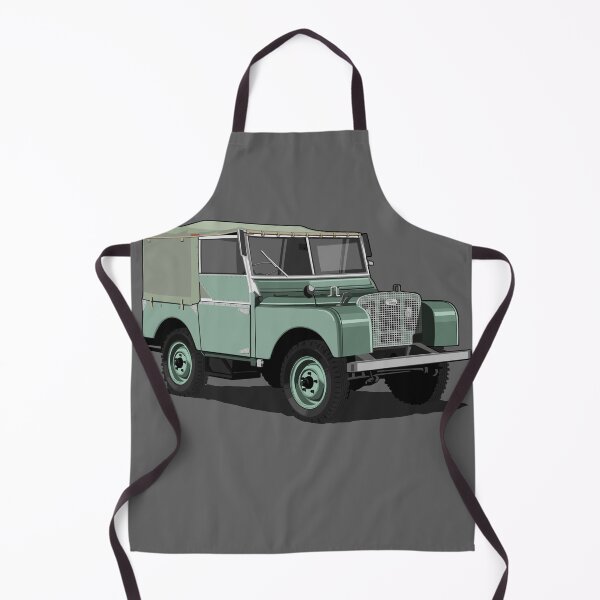 Item preview, Artwork LR British Original Offroad 4x4 light green oldtimer designed and sold by SketchNinja.