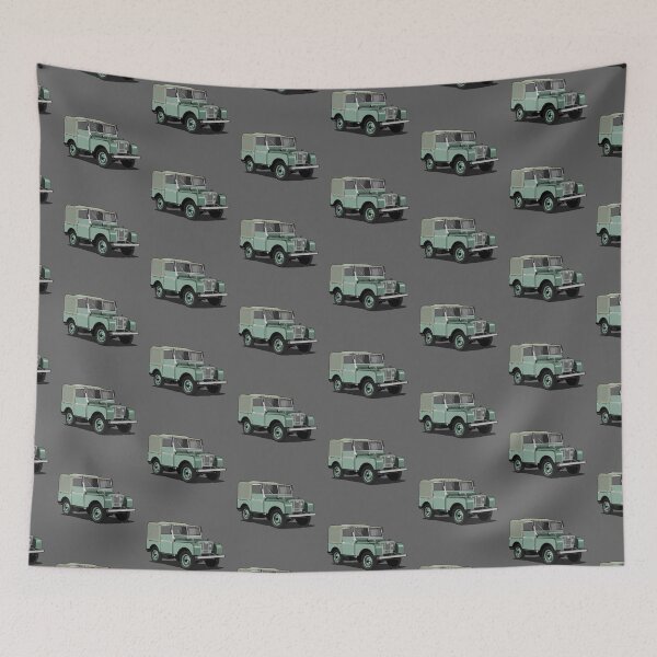 Item preview, Artwork LR British Original Offroad 4x4 light green oldtimer designed and sold by SketchNinja.