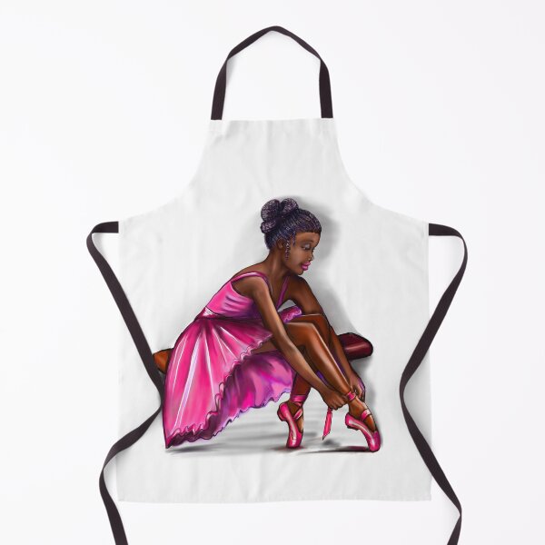 Item preview, ballerina getting ready to dance, lacing her ballet shoes - brown skin ballerina. Top 10 Best ballerina gifts. Top 10 gifts for black women designed and sold by Artonmytee.