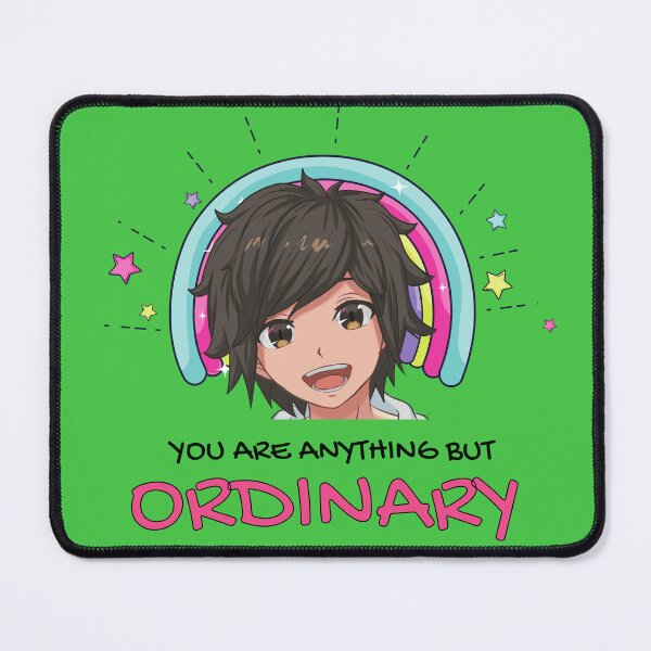Item preview,  Anime Boy Rainbow | You are Anything but Ordinary | Inspirational Anime Text designed and sold by BBMarioni.
