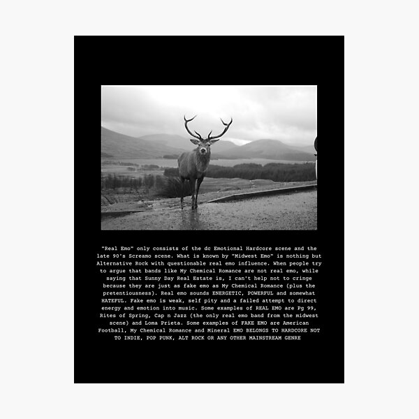 Item preview, 'Real Emo' CopyPasta - Deer designed and sold by VibesStudioUS.