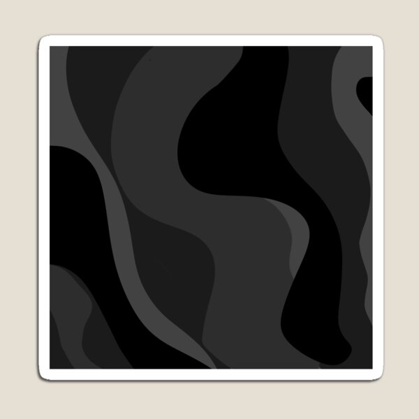 Item preview, Groovy Charcoal black 60s Vintage Print designed and sold by ZRGraphics.