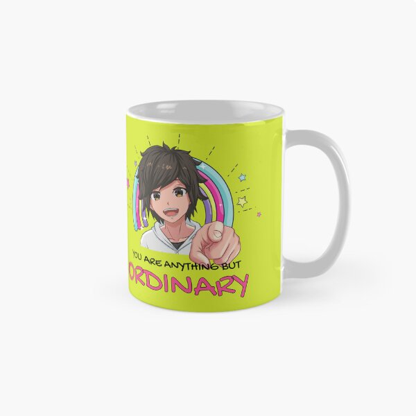 Item preview, Anime Boy Smiling | You are Anything but Ordinary | Inspirational Anime Text designed and sold by BBMarioni.