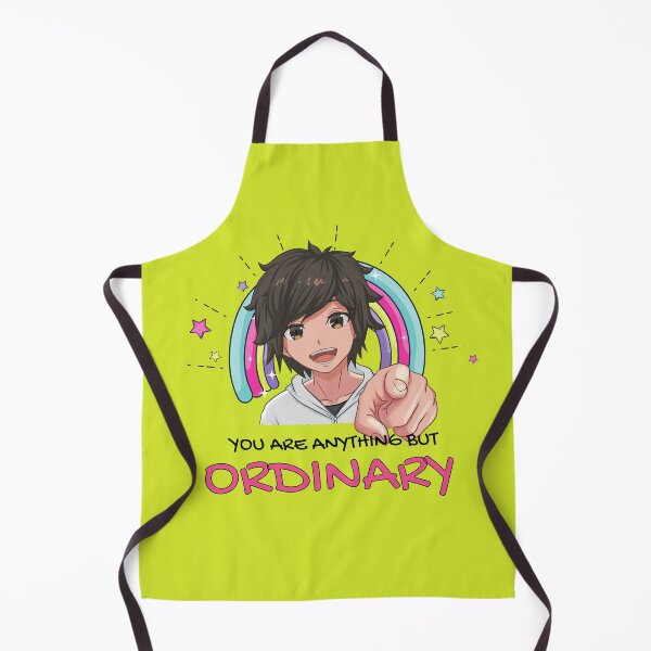 Item preview, Anime Boy Smiling | You are Anything but Ordinary | Inspirational Anime Text designed and sold by BBMarioni.
