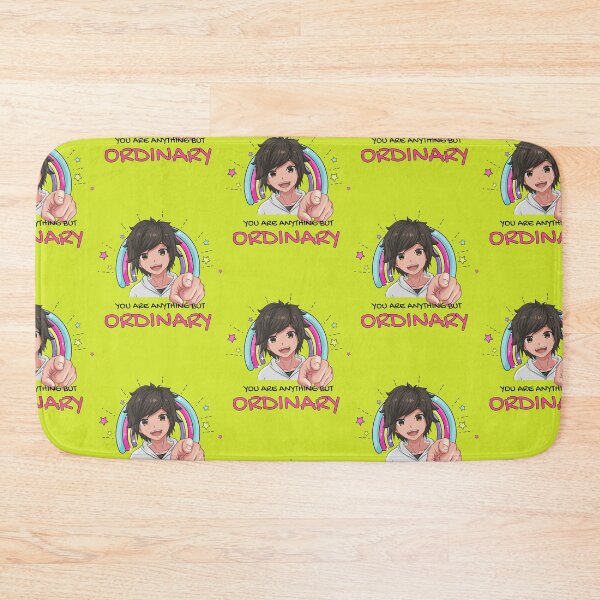 Item preview, Anime Boy Smiling | You are Anything but Ordinary | Inspirational Anime Text designed and sold by BBMarioni.