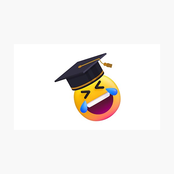 Artikelvorschau, glücklich, Emoji zu absolvieren entworfen und verkauft von Cossimos.